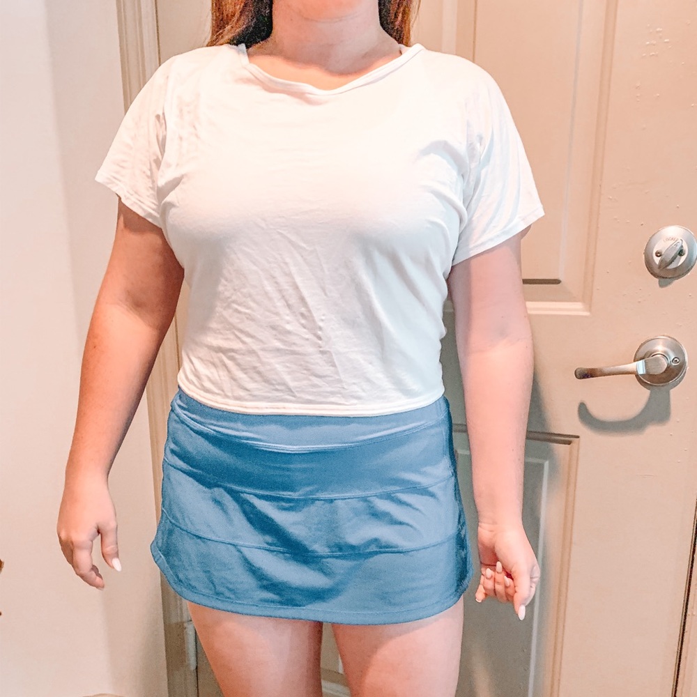 Lululemon Cropped Tie Tee